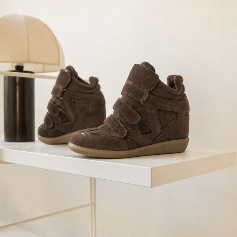 baskets-reqins-compensees-isaline-cuir-velours-marron